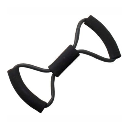 Fabrication Enterprises CanDo BowTie Tubing Exerciser, Black, 14" 1342541